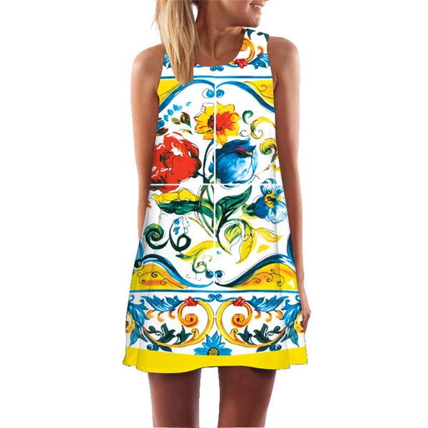 casual dresses summer boho dress women floral print vintage streetwear beach party mini a line loose holiday vocation, Black;gray
casual dresses summer boho dress women floral print vintage streetwear beach party mini a line loose holiday vocation, Black;gray