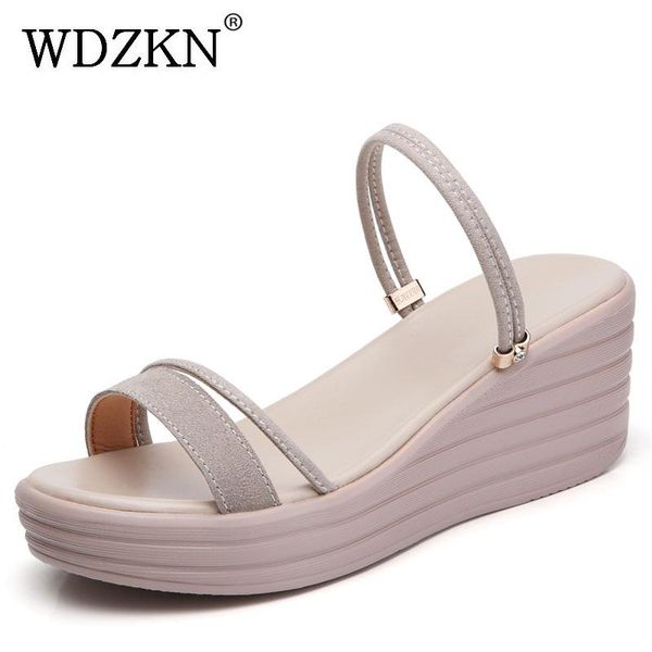 summer women sandals 2021 quality cow suede open toe wedges shoes ladies high heel platform slippers, Black
summer women sandals 2021 quality cow suede open toe wedges shoes ladies high heel platform slippers, Black