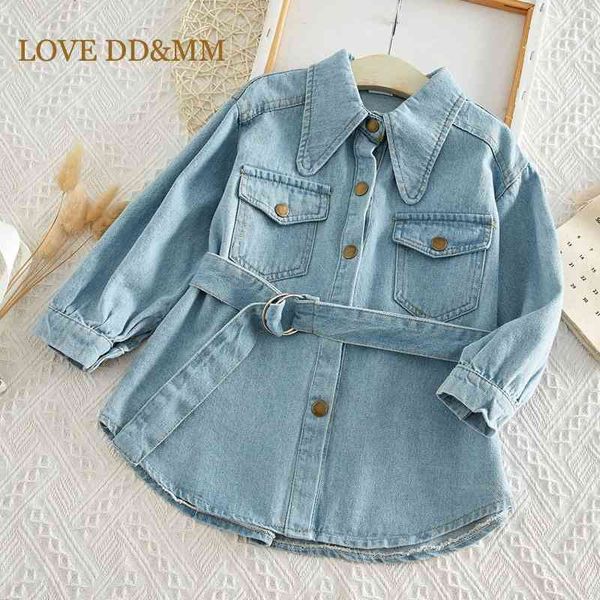 love dd&mm girls dresses autumn children's wear girls casual pocket belt long-sleeved comfortable denim dress 210715, Red;yellow
love dd&mm girls dresses autumn children's wear girls casual pocket belt long-sleeved comfortable denim dress 210715, Red;yellow