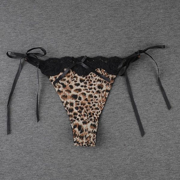 women's panties 2021 leopard print fashion women lace bow strappy lingerie breathable g-string briefs, Black;pink
women's panties 2021 leopard print fashion women lace bow strappy lingerie breathable g-string briefs, Black;pink