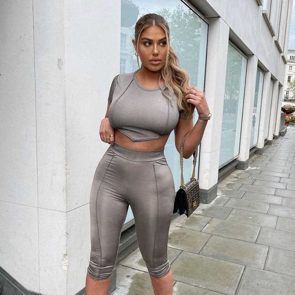fashion sports suit t-shirts crop shorts outfit workout clothes tracksuit outfits solid color slim clothes 210604, White
fashion sports suit t-shirts crop shorts outfit workout clothes tracksuit outfits solid color slim clothes 210604, White