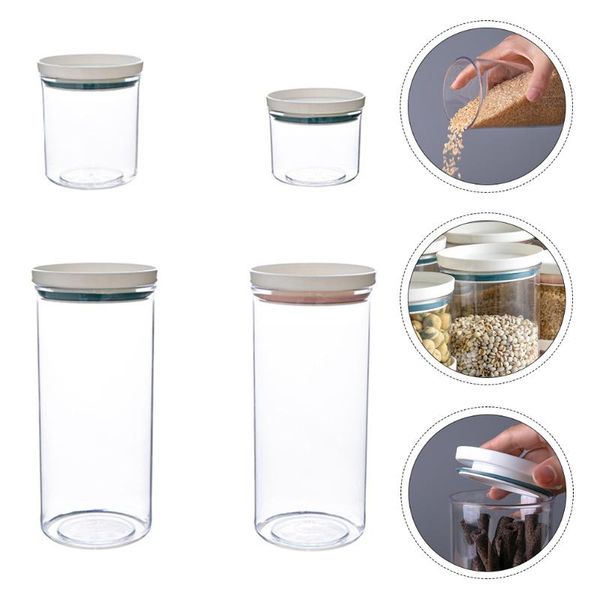 storage bottles & jars 4pcs plastic empty tea sugar grain food containers kitchen supplies (white)
storage bottles & jars 4pcs plastic empty tea sugar grain food containers kitchen supplies (white)