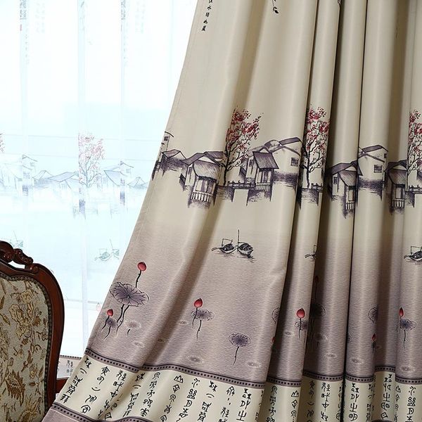 curtain & drapes curtains for bedroom living room jiangnan water village the chinese ink printing kitchen window high shading sheer
curtain & drapes curtains for bedroom living room jiangnan water village the chinese ink printing kitchen window high shading sheer