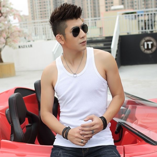 JMU summer men' cotton slim waistcoat breathable sports vest t-shirt vestbacking youth close men' tank tops fitting t-shirt elastic waist, White;black
JMU summer men' cotton slim waistcoat breathable sports vest t-shirt vestbacking youth close men' tank tops fitting t-shirt elastic waist, White;black