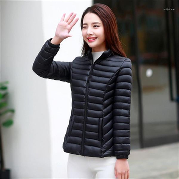 women's down & parkas jacket large size 6xl short slim thin woman winter coats and jackets outwear 20211, Black 
women's down & parkas jacket large size 6xl short slim thin woman winter coats and jackets outwear 20211, Black