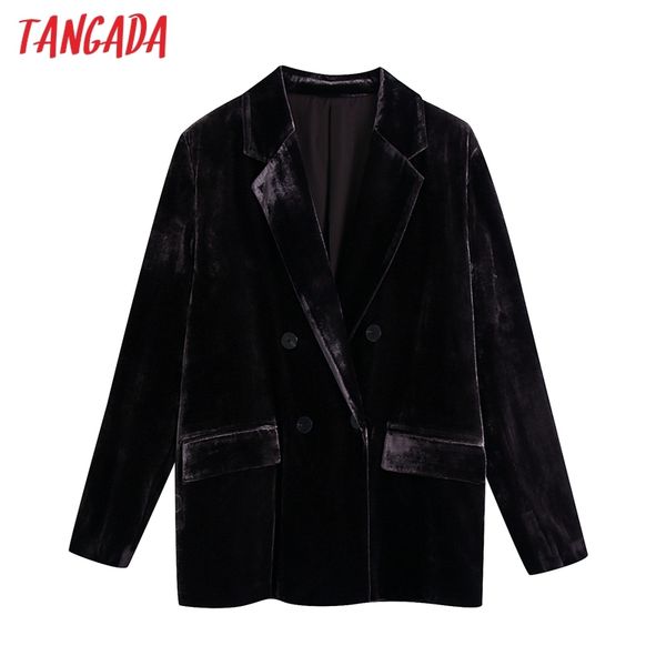 women vintage coffee velvet blazer female long sleeve elegant jacket ladies double breasted suits be164 210416, Black
women vintage coffee velvet blazer female long sleeve elegant jacket ladies double breasted suits be164 210416, Black