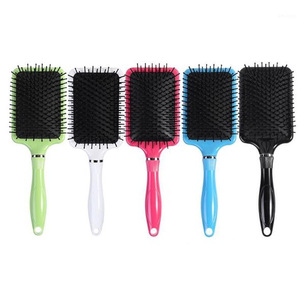fashion plastic hair brush brushes wetr hairs care for women spa massager comb d5bf1, Silver
fashion plastic hair brush brushes wetr hairs care for women spa massager comb d5bf1, Silver