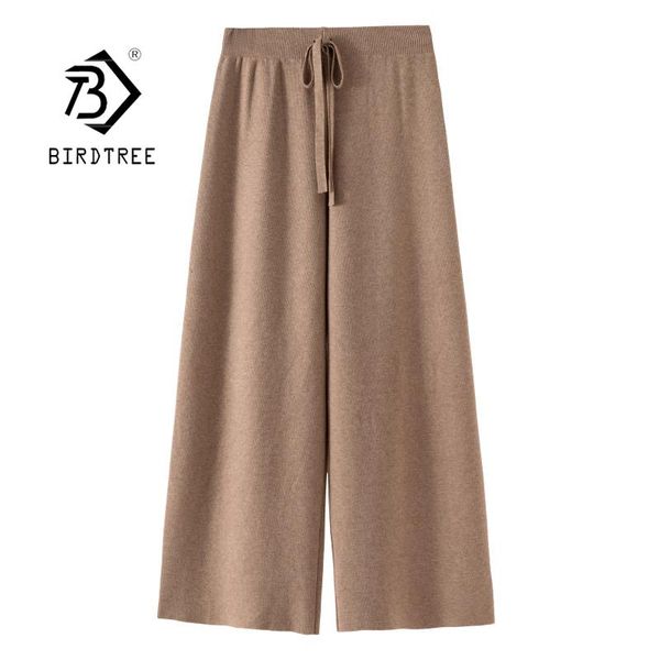 women's pants & capris 2021 autumn winter women wide-legged elastic waist drawstring trousers thick knitted all-match bottoms b09313r, Black;white
women's pants & capris 2021 autumn winter women wide-legged elastic waist drawstring trousers thick knitted all-match bottoms b09313r, Black;white