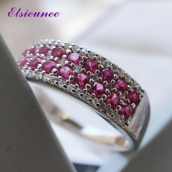 cluster rings elsieunee vintage 100% 925 sterling silver simulated moissanite ruby gemstone anniversary fine jewelry for women wholesale, Golden;silver
cluster rings elsieunee vintage 100% 925 sterling silver simulated moissanite ruby gemstone anniversary fine jewelry for women wholesale, Golden;silver