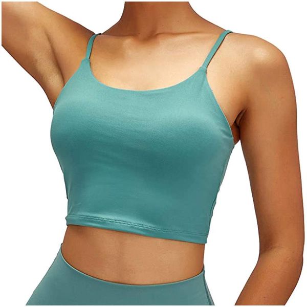 fashion women camis tanks summer sleeveless casual vest ladies chest pad movement short tank crop seamless tees women's &, White
fashion women camis tanks summer sleeveless casual vest ladies chest pad movement short tank crop seamless tees women's &, White