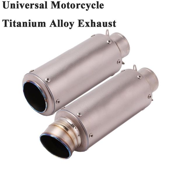 universal titanium alloy motorcycle gp project exhaust pipe escape modified muffler for gsxr600 cbr1000rr s1000rr r6 r1 cbr650 system
universal titanium alloy motorcycle gp project exhaust pipe escape modified muffler for gsxr600 cbr1000rr s1000rr r6 r1 cbr650 system