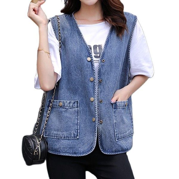 women's vests spring autumn women plus size denim vest sleeveless waistcoat ladies casual jeans jackets blue jean femme w883, Black;white
women's vests spring autumn women plus size denim vest sleeveless waistcoat ladies casual jeans jackets blue jean femme w883, Black;white