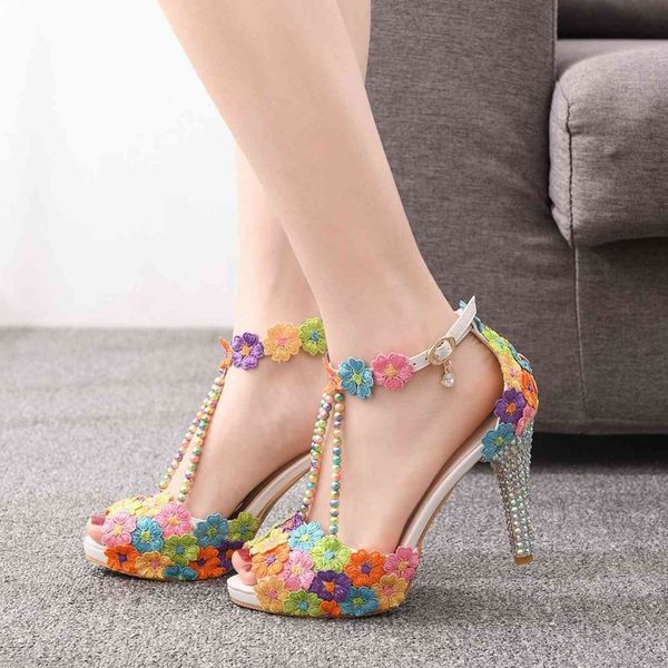 dress shoes elegant women sandals thin high heel crystal rainbow colors flower wedding party lady ankle strap summer for woman h0008 bouc, Black
dress shoes elegant women sandals thin high heel crystal rainbow colors flower wedding party lady ankle strap summer for woman h0008 bouc, Black