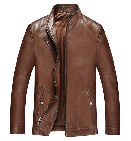 men's fur & faux 2021 autumn winter pu jackets coats motorcycle jacket male stand collar business leather clothing, Black
men's fur & faux 2021 autumn winter pu jackets coats motorcycle jacket male stand collar business leather clothing, Black