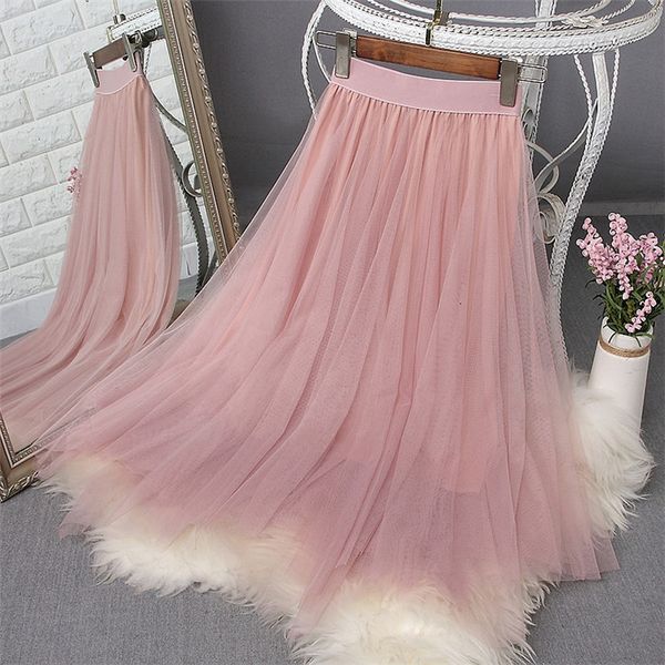 casual dresses spring high waist women skirt solid irregular mesh skirts tulle slim a-line pleated jupe faldas saias outwear gpkh, Black;gray
casual dresses spring high waist women skirt solid irregular mesh skirts tulle slim a-line pleated jupe faldas saias outwear gpkh, Black;gray