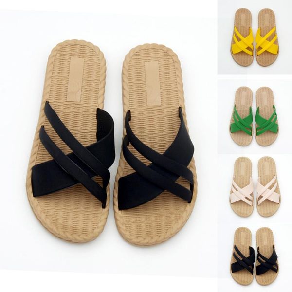slippers retro women summer shoes roman sandals round toe flat beach gladiator sandalias mujer#s, Black
slippers retro women summer shoes roman sandals round toe flat beach gladiator sandalias mujer#s, Black