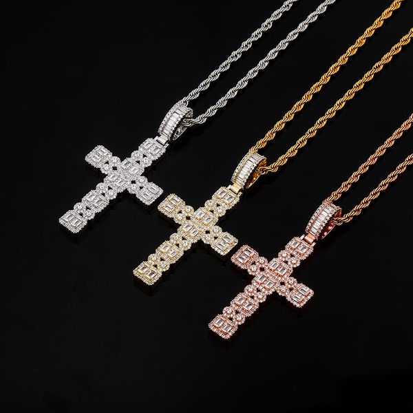 cross pendant necklace with gold 4mm tennis chain ice cubic zirconia hiphop fashion gift, Silver
cross pendant necklace with gold 4mm tennis chain ice cubic zirconia hiphop fashion gift, Silver