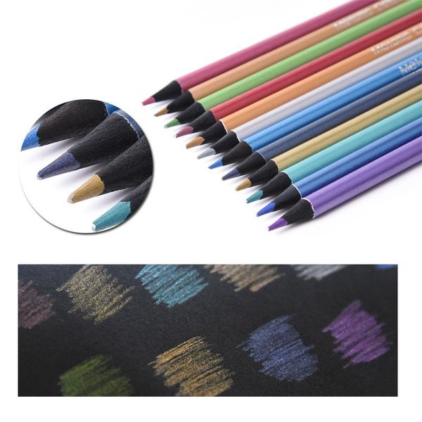 12pcs metallic pencil set --artist 0.3mm decor colored for diy po ablum,card making,black paper,drawing, pencils
12pcs metallic pencil set --artist 0.3mm decor colored for diy po ablum,card making,black paper,drawing, pencils