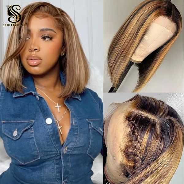 sedittyhair highlight wig brazilian straight human hair bob wigs 13x4 lace wig ombre piano p4 27 color hair short bob wig 150, Black
sedittyhair highlight wig brazilian straight human hair bob wigs 13x4 lace wig ombre piano p4 27 color hair short bob wig 150, Black
