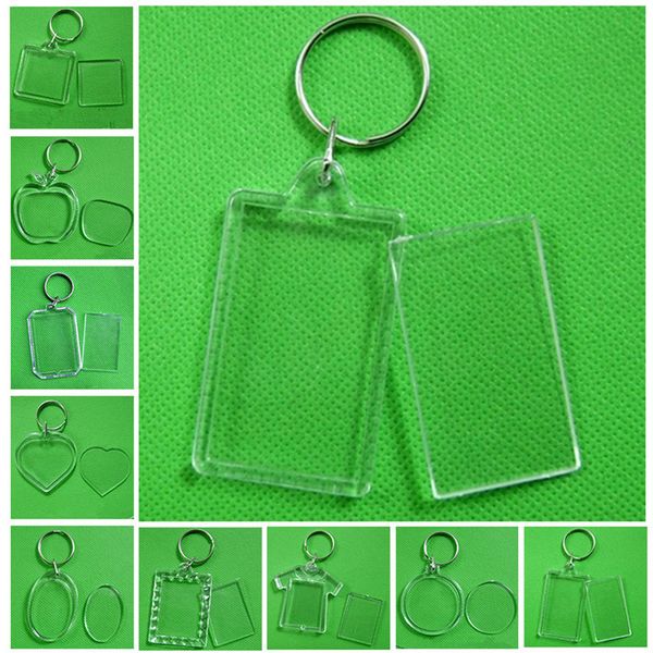 fashion acrylic insert p picture frame keyrings rectangle transparent blank frame keychain diy split ring key chain gift, Silver
fashion acrylic insert p picture frame keyrings rectangle transparent blank frame keychain diy split ring key chain gift, Silver