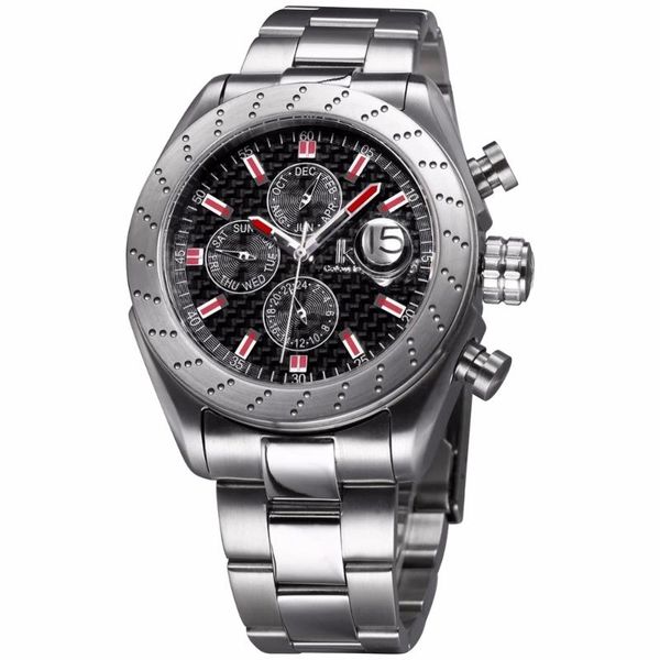 wristwatches homme ik fashion self-winding watch nail scale clock multi-function small dial automatic calendar waterproof sports men's, Slivery;brown
wristwatches homme ik fashion self-winding watch nail scale clock multi-function small dial automatic calendar waterproof sports men's, Slivery;brown