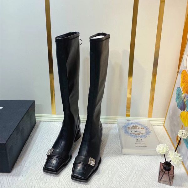 diamond buckle knee high boots for women strange style heels chain pearl decor stone pattern boots for womens shoes luxury brand, Black
diamond buckle knee high boots for women strange style heels chain pearl decor stone pattern boots for womens shoes luxury brand, Black