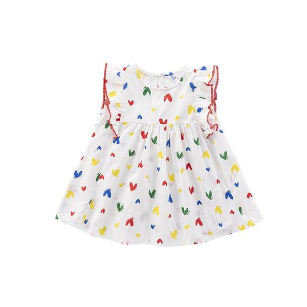 girls dresses kids clothes summer cute heart printed ruffle dress baby girl all match for 1-6 years girl's, Red;yellow
girls dresses kids clothes summer cute heart printed ruffle dress baby girl all match for 1-6 years girl's, Red;yellow