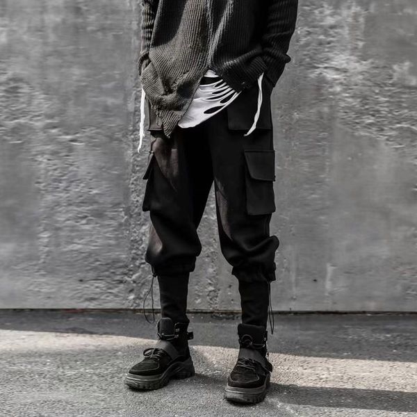 men's pants male streetwear hip hop fashion loose thin dark pant man yamamoto thread splicing tooling hombre 2021, Black
men's pants male streetwear hip hop fashion loose thin dark pant man yamamoto thread splicing tooling hombre 2021, Black