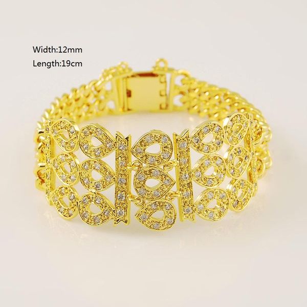 charm bracelets fashion vintage luxury 24k gold plating bracelet for noble yellow color women ladies graceful jewelry gifts, Golden;silver
charm bracelets fashion vintage luxury 24k gold plating bracelet for noble yellow color women ladies graceful jewelry gifts, Golden;silver
