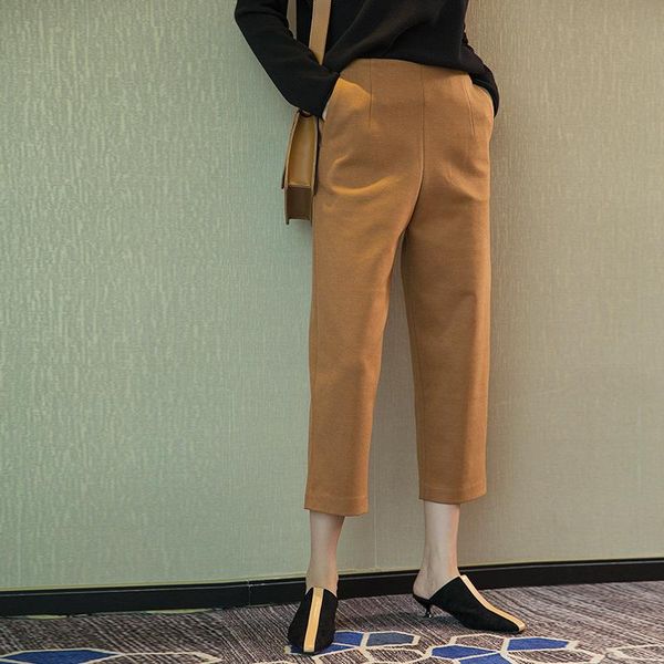 women's pants & capris england wind crisp skinny leisure time woman understanding high all-match waist radish 2021 autumn 1225, Black;white
women's pants & capris england wind crisp skinny leisure time woman understanding high all-match waist radish 2021 autumn 1225, Black;white