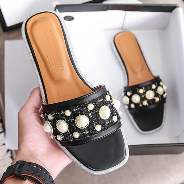 outside patchwork pearl tassel slip on pu gladiator sandals women beach flip flops shoes woman fairy beads fringe sandalias 2021, Black
outside patchwork pearl tassel slip on pu gladiator sandals women beach flip flops shoes woman fairy beads fringe sandalias 2021, Black