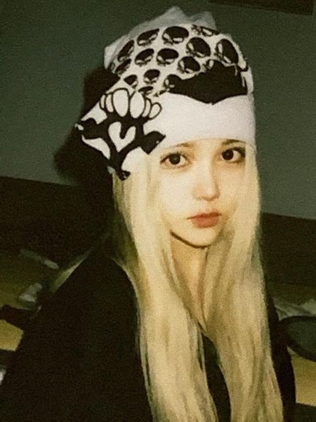 stingy brim hats ruibbit arrival girl punk gothic japanese harajuku black blue print scarf headscarf, Blue;gray
stingy brim hats ruibbit arrival girl punk gothic japanese harajuku black blue print scarf headscarf, Blue;gray