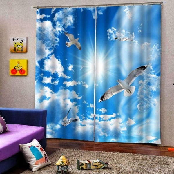 curtain & drapes customized any size white cloud sky seagull 3d curtains living room bedroom blackout home decoration
curtain & drapes customized any size white cloud sky seagull 3d curtains living room bedroom blackout home decoration