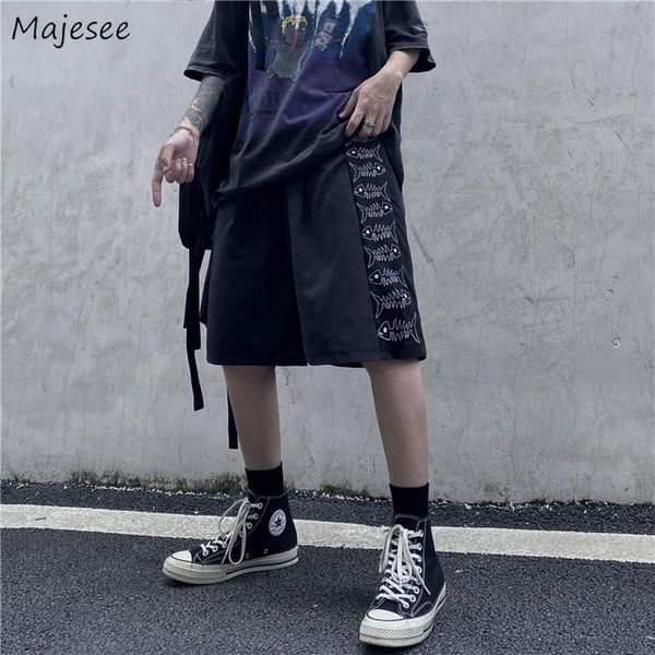 men casual shorts loose leisure streetwear students fashion fish bone printed retro korean style all-match trendy est bf men's, White;black
men casual shorts loose leisure streetwear students fashion fish bone printed retro korean style all-match trendy est bf men's, White;black