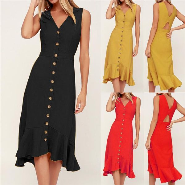 maternity solid color v-neck single breasted waist open bback dress women's wear dresses, White
maternity solid color v-neck single breasted waist open bback dress women's wear dresses, White