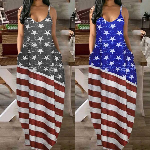 casual dresses sleeveless women fashion print v-neck maxi dress summer party cami with pockets femininas for vestido, Black;gray
casual dresses sleeveless women fashion print v-neck maxi dress summer party cami with pockets femininas for vestido, Black;gray