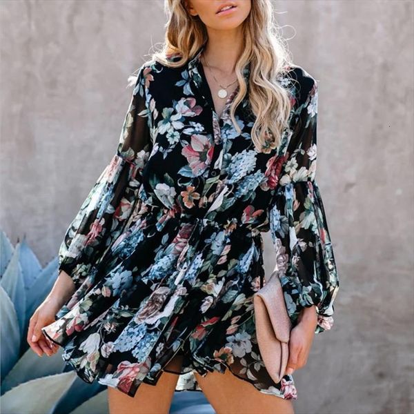 ruffles floral printed lace up women dress waist autumn lantern sleeve pleated asymmetrical buttons sundress short, Black;gray
ruffles floral printed lace up women dress waist autumn lantern sleeve pleated asymmetrical buttons sundress short, Black;gray