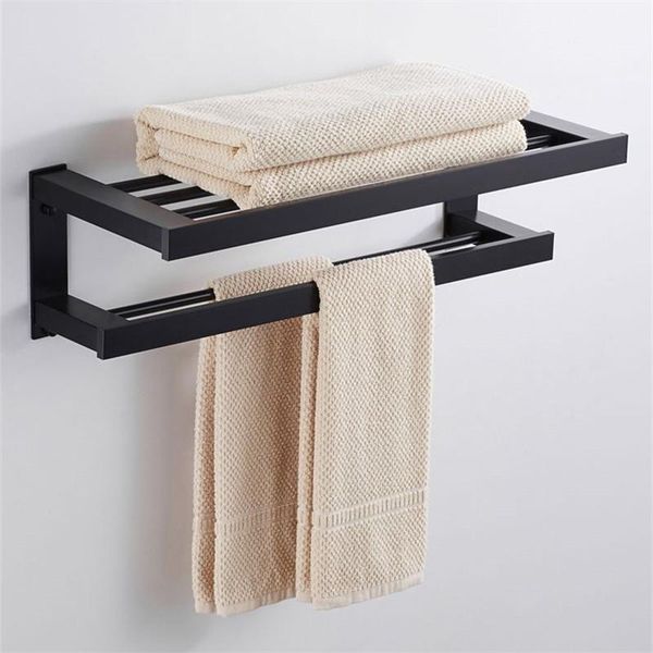 bathroom towel racks black aluminum bath holder bar wall mounted rack 40-60cm hardware
bathroom towel racks black aluminum bath holder bar wall mounted rack 40-60cm hardware