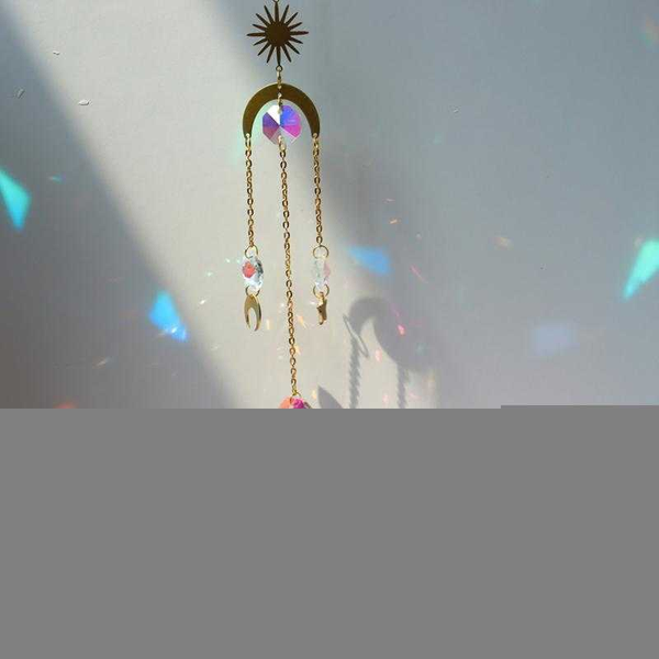 crystal suncatcher hanging rainbow maker sun catcher chandelier wind chime garden decorations
crystal suncatcher hanging rainbow maker sun catcher chandelier wind chime garden decorations
