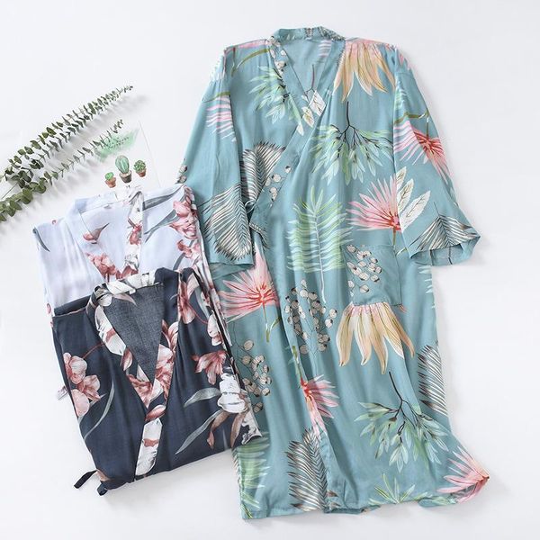 women's sleepwear pajamas for women nightgown floral print robe fashion casual loose yukata ladies soft cardigan, Black;red
women's sleepwear pajamas for women nightgown floral print robe fashion casual loose yukata ladies soft cardigan, Black;red