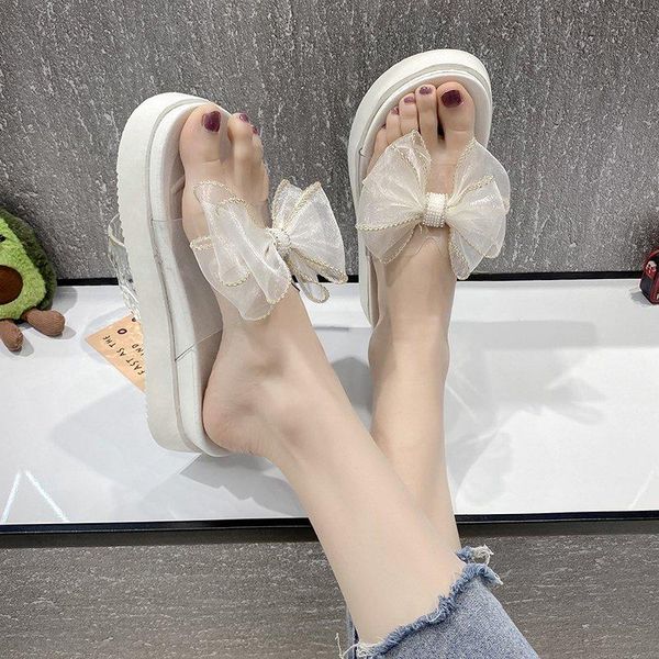 flat platform slippers women crystal bow transparent pvc summer casual beach open toe thick sole slides, Black
flat platform slippers women crystal bow transparent pvc summer casual beach open toe thick sole slides, Black