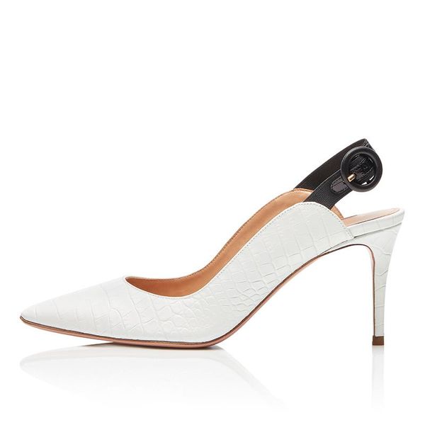 arden furtado summer fashion 2021 women's shoes stilettos heels shallow leather sandals elegant buckle strap white, Black
arden furtado summer fashion 2021 women's shoes stilettos heels shallow leather sandals elegant buckle strap white, Black