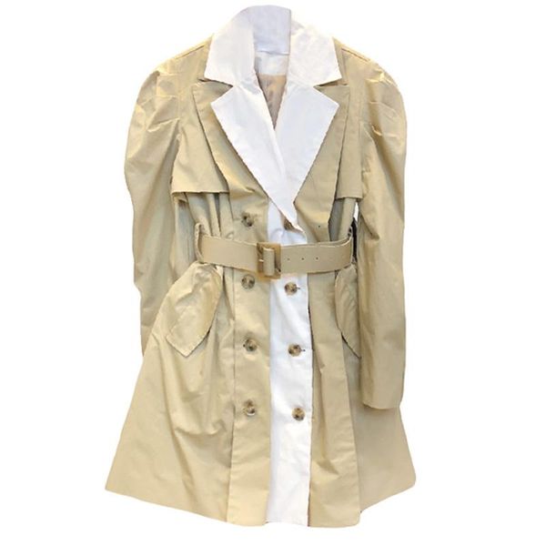 superaen 2021 spring fashion turn collar color double breasted waist long windshield jacket women coats women's trench, Tan;black
superaen 2021 spring fashion turn collar color double breasted waist long windshield jacket women coats women's trench, Tan;black