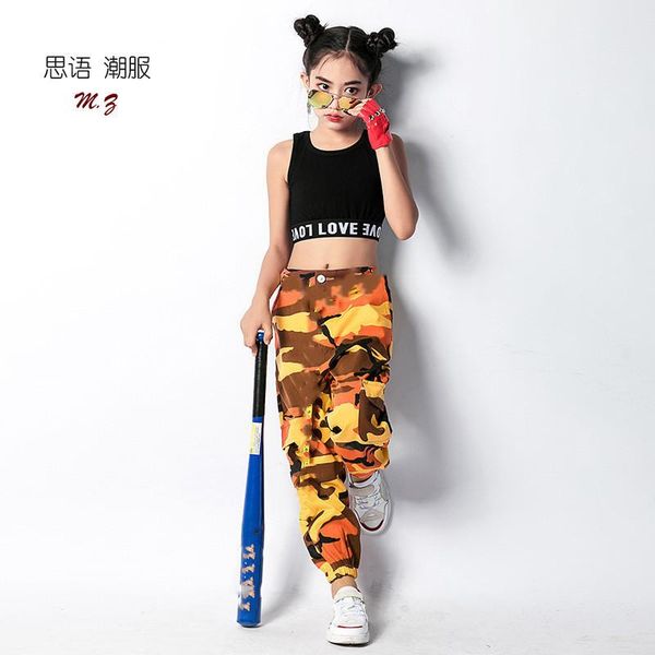 kids hip hop dance clothing for girls jazz vest camouflage full pants costumes ballroom dancing clothes outfits sets, White
kids hip hop dance clothing for girls jazz vest camouflage full pants costumes ballroom dancing clothes outfits sets, White
