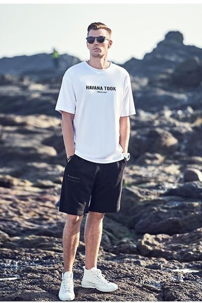 korean version of harajuku oversized t-shirt male summer hip-hop loose white cotton casual shirt short-sleeved men men's t-shirts, White;black
korean version of harajuku oversized t-shirt male summer hip-hop loose white cotton casual shirt short-sleeved men men's t-shirts, White;black