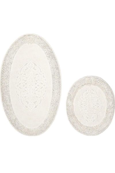 oval cotton cake 2 pcs matte/set for closet cream ovalosman bath mats 
oval cotton cake 2 pcs matte/set for closet cream ovalosman bath mats