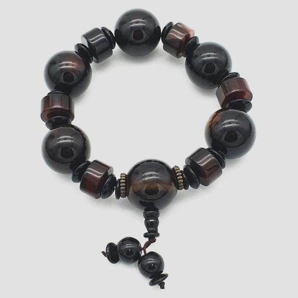 beaded, strands fashionable jokercir cular 20mm natural black noxy stone bead bracelet 1pcs bungee cord men and women
beaded, strands fashionable jokercir cular 20mm natural black noxy stone bead bracelet 1pcs bungee cord men and women