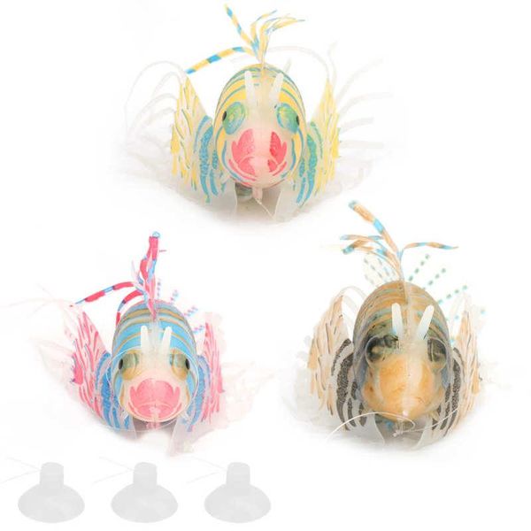 decorations fake colorful fish lifelike silicone artificial glowing with suction cup for aquarium tank decoration simulation
decorations fake colorful fish lifelike silicone artificial glowing with suction cup for aquarium tank decoration simulation