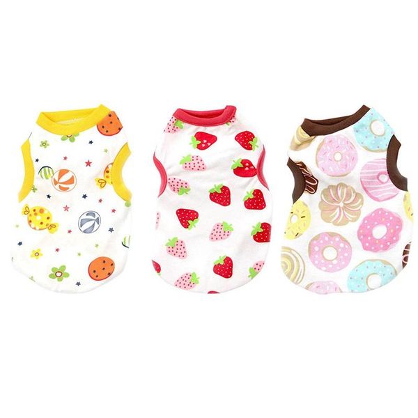 dog apparel soft breathable puppy dogs clothes cute pet cartoon clothing summer shirt casual vests for small supplies
dog apparel soft breathable puppy dogs clothes cute pet cartoon clothing summer shirt casual vests for small supplies