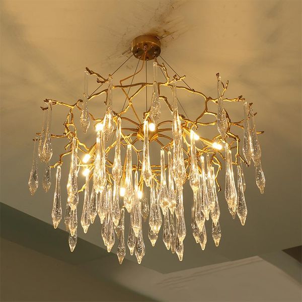 pendant lamps copper crystal chandelier simple modern living room dining bedroom branch
pendant lamps copper crystal chandelier simple modern living room dining bedroom branch